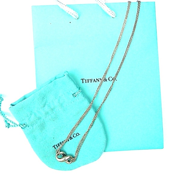 Tiffany & Co. Jewelry - Tiffany & Co 925 Double Chain Infinity Necklace